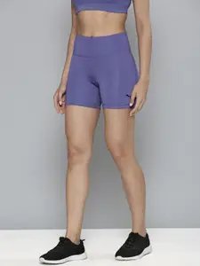 Puma Women Skinny Fit High-Rise Training or Gym Sports Shorts