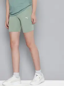 Puma Women Skinny Fit High-Rise Outdoor Biker Shorts
