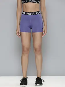 Puma Women Skinny Fit High-Rise Training or Gym Sports Shorts