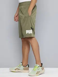 Puma Men Two Colour Big Brand Logo Printed 9" Woven Outdoor Shorts