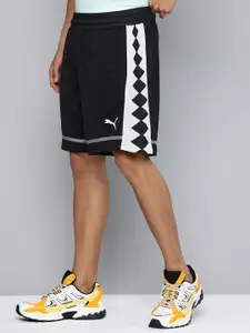 Puma Men The All Jaws Geometric Printed Relaxed Fit Drycell Basketball Shorts