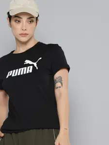 Puma Brand Logo Printed Pure Cotton T-shirt