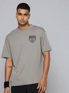 Puma Drop-Shoulder Sleeves Posterize Relaxed Fit Basketball T-shirt