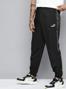 Puma Men Essentials Brand Logo Tape Joggers