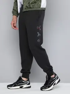 Puma Men Logo Lab Execution Printed Pure Cotton Outdoor Joggers