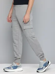 Puma Men Brand Logo Printed Cargo Track Pants