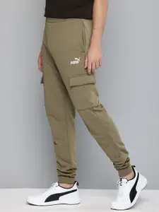 Puma Men Brand Logo Printed Cargo Track Pants