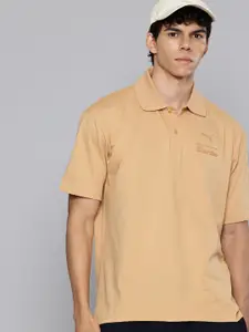 PUMA Motorsport Porsche Legacy Polo Collar Pure Cotton Relaxed Fit T-shirt