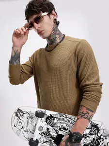 Kook N Keech Solid Textured T-shirt