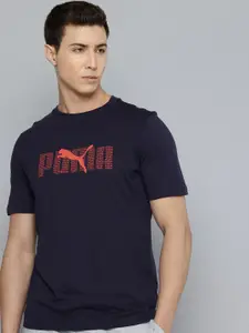 Puma Brand Logo Printed Pure Cotton T-shirt