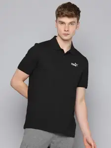 Puma Brand Logo Embroidered Polo Collar T-shirt