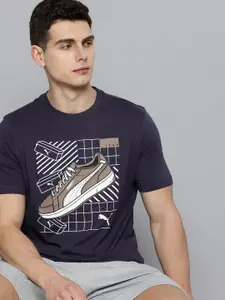 Puma Graphics Sneaker Printed Pure Cotton Outdoor T-shirt