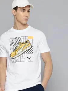 Puma Graphics Sneaker Printed Pure Cotton Outdoor T-shirt