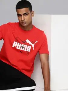 Puma Pure Cotton Brand Logo Printed Summer T-shirt