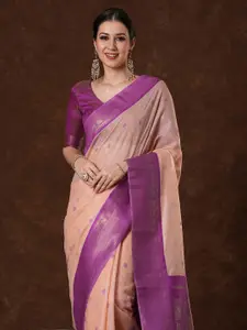 Saree mall Polka Dot Zari Maheshwari Sarees