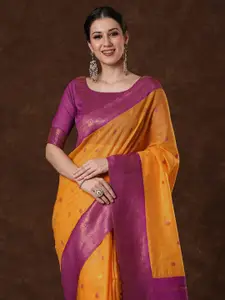 Saree mall Ethnic Motifs Zari Maheshwari Sarees