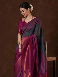 Saree mall Checked Zari Venkatgiri Sarees