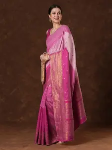 Saree mall Checked Zari Venkatgiri Sarees