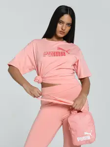 Puma Relaxed Fit Brand Logo Printed T-shirt