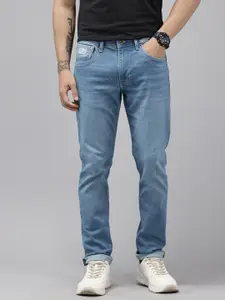 U.S. Polo Assn. Denim Co. Men Slim Tapered Fit Light Fade Stretchable Jeans