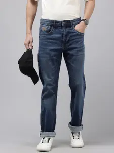 U.S. Polo Assn. Denim Co. Men Harold Slim Straight Fit Light Fade Stretchable Jeans