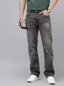 U.S. Polo Assn. Denim Co. Men Connor Bootcut Mid-Rise Light Fade Stretchable Jeans