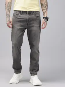 U.S. Polo Assn. Denim Co. Men Cole Tapered Fit Light Fade Cropped Stretchable Jeans