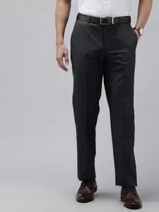 Park Avenue Men Checked Trousers