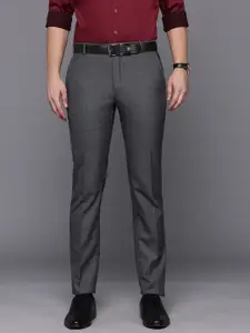 Raymond Men Mid-Rise Slim Fit Formal Trousers
