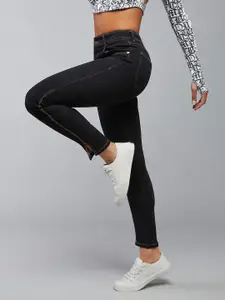 DOLCE CRUDO Women Skinny Fit High-Rise Stretchable Jeans