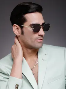 HASHTAG EYEWEAR Men Square Sunglasses with Polarised and UV Protected Lens ICE-S2733-C2