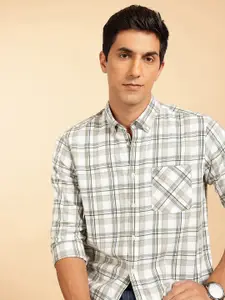 French Connection Checked Pure Cotton Casual Shirt