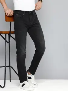 Flying Machine Men Slim Tapered Fit Light Fade Pure Cotton Stretchable Jeans