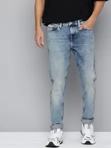 Flying Machine Men Super Skinny Fit Low-Rise Heavy Fade Stretchable Jeans