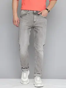 Flying Machine Men Slash Slim Tapered Fit Heavy Fade Stretchable Jeans