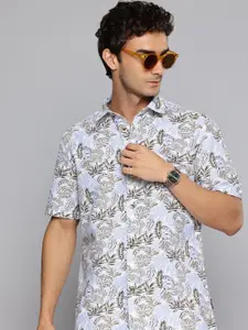 Flying Machine Tropical Printed Pure Cotton Casual Shirt