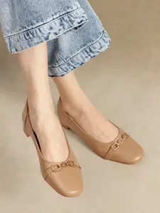Chemistry Western - Embellished Block Pumps