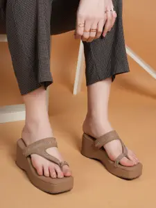 DressBerry Women Embellished Party Wedge Heels Sandals