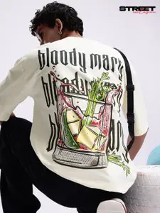 Kook N Keech Typography Printed Pure Cotton Oversized T-shirt