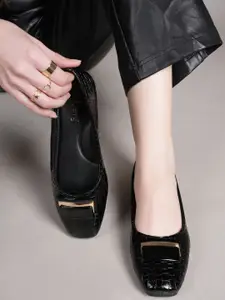 DressBerry Women Party Ballerinas with Buckles Flats