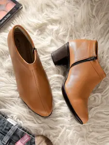 TRASE Women Casual Block-Heeled Regular Boots