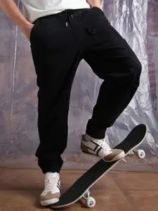 Hubberholme Men Comfort Straight Fit Clean Look Cargo Jogger Cotton Jeans