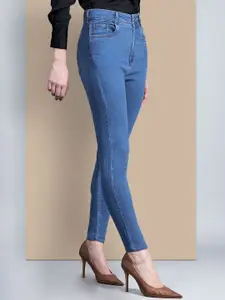 Chemistry Women Skinny Fit High-Rise Light Fade Stretchable Jeans