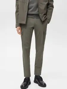 MANGO MAN Men Cargos Trousers