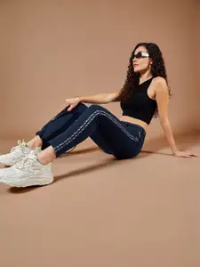 DOLCE CRUDO Women Skinny Fit High-Rise Stretchable Jeans