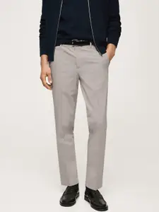 MANGO MAN Men Slim Fit Trousers
