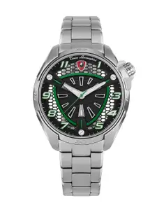 Tonino Lamborghini Men Dial & Stainless Steel Bracelet Style Straps Analogue Watch