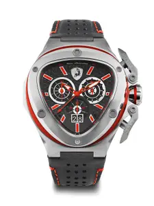 Tonino Lamborghini Spyder X Quartz Men Leather Straps Analogue Chronograph Watch TL9XA-SS