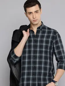 Flying Machine Slim Fit Checked Pure Cotton Casual Shirt