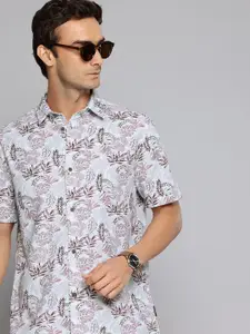 Flying Machine Floral Printed Pure Cotton Casual Shirt